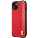 Ferrari FEHCP14MAXRE iPhone 14 Plus 6,7" czerwony/red hardcase Carbon