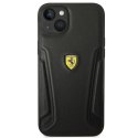 Ferrari FEHCP14MRBUK iPhone 14 Plus 6,7" czarny/black hardcase Leather Stamp Sides