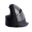 Ergonomiczna mysz R-Go Pele HE lewa Bluetooth sidabrina