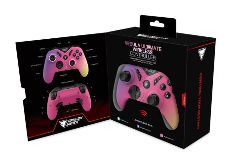Dragonshock Nebula Ultimate Wielobarwny Bluetooth Gamepad Nintendo Switch