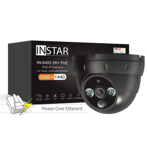 INSTAR IN-8403 2K+ PoE Schwarz