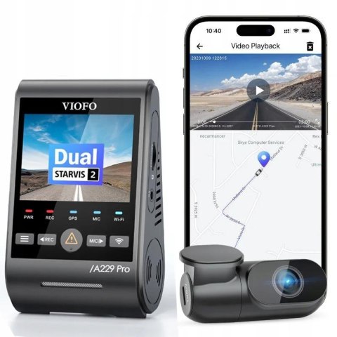 Kamera samochodowa VIOFO A229 PRO 2CH