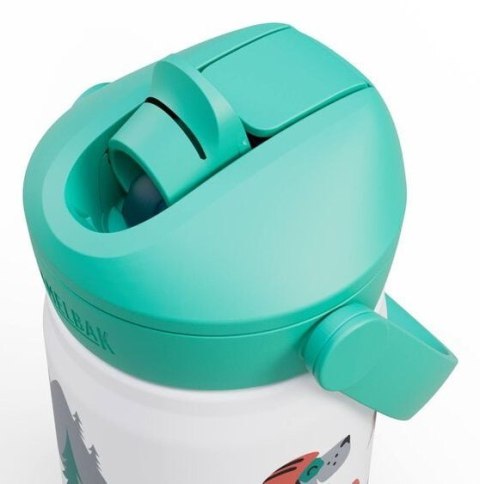 CamelBak Thrive Flip Straw Kids Codzienne użytkowanie 400 ml Stal nierdzewna Turkusowy, Biały