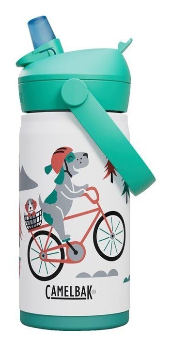 CamelBak Thrive Flip Straw Kids Codzienne użytkowanie 400 ml Stal nierdzewna Turkusowy, Biały