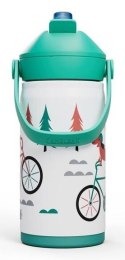 CamelBak Thrive Flip Straw Kids Codzienne użytkowanie 400 ml Stal nierdzewna Turkusowy, Biały