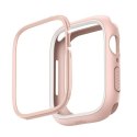 UNIQ etui Moduo Apple Watch Series 4/5/6/7/8/SE 44/45mm różowy-biały/blush-white