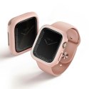 UNIQ etui Moduo Apple Watch Series 4/5/6/7/8/SE 44/45mm różowy-biały/blush-white