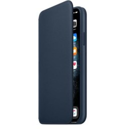 Etui Apple MY1P2ZM/A iPhone 11 Pro Max otchłanny błękit/navy Leather Book