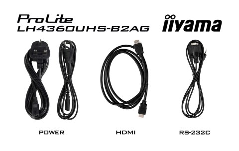 Monitor Iiyama 43 LH4360UHS-B2AG HDMI USB - 107.9 cm - 42.5"