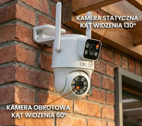 Kamera IP Orllo TZ19 DUAL (4MP+4MP Wi-Fi 4K AI