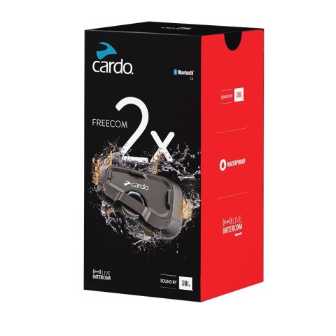 Interkom motocyklowy CARDO Freecom 2x SINGLE