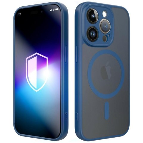 Etui 3MK Misty MagCase do Apple iPhone 14 Pro niebieski