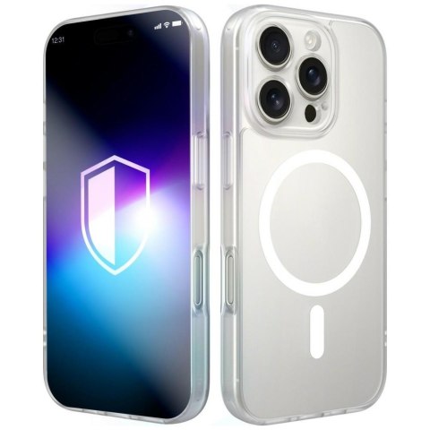 Etui 3MK Misty MagCase do Apple iPhone 16 Pro biały