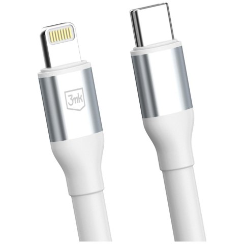 Kabel 3MK Hyper Cable N-SERIES USB-C do Lightning 2m 9V/3A 27W biały