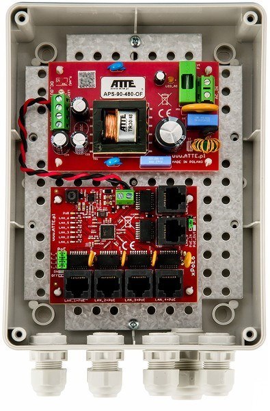 SWITCH POE IP-5-11-M2 5-PORTOWY ATTE