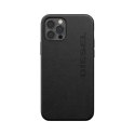 Diesel Moulded Case Premium Leather Wrap iPhone 12 Pro Max czarny/black 42517
