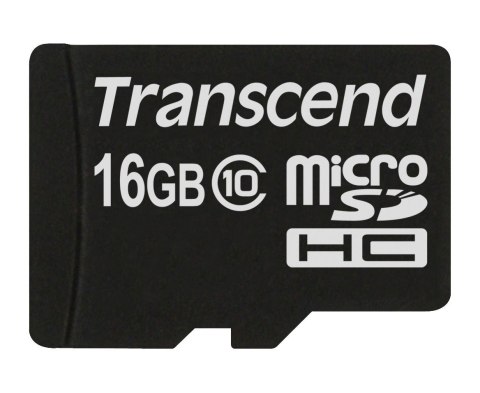 SD microSD Card 16GB Transcend SDHC Class10 w/adapter