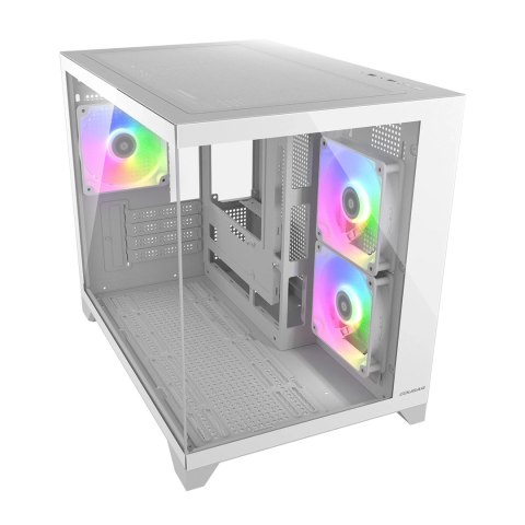 COUGAR CGR-2QA6W-RGB Mini Tower Biały
