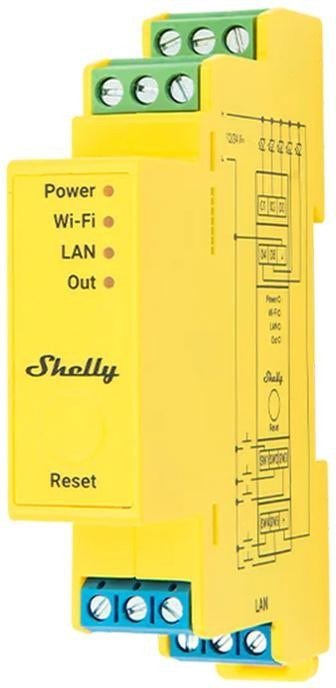 Shelly Pro RGBWW PM Bezprzewodowy Żółty