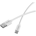 Kable Verbatim Sync & Charge USC-C do A essentials 18W czarny / biały 2szt. 32393