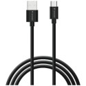 Kable Verbatim Sync & Charge USC-C do A essentials 18W czarny / biały 2szt. 32393