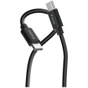 Kable Verbatim Sync & Charge USC-C do C essentials 60W czarny / biały 2szt. 32391