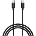 Kable Verbatim Sync & Charge USC-C do C essentials 60W czarny / biały 2szt. 32391