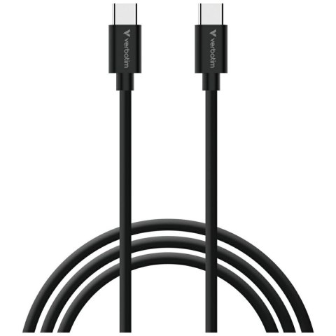 Kable Verbatim Sync & Charge USC-C do C essentials 60W czarny / biały 2szt. 32391