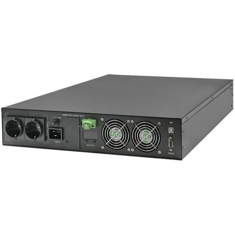 Zasilacz awaryjny UPS do RACK 2.4kVA, 2400W, Power Factor 1.0, LCD, EPO, USB, On-line