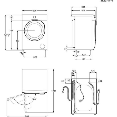 Pralka ELECTROLUX EW2F528WP