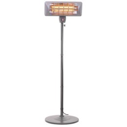 Camry | Standing Heater | CR 7737 | Patio heater | 2000 W | Number of power levels 2 | Suitable for rooms up to 14 m² | Grey | I