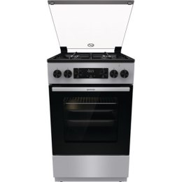 Gorenje | Cooker | GK5C41SJ | Hob type Gas | Oven type Electric | Stainless steel | Width 50 cm | Grilling | Depth 59.4 cm | 62
