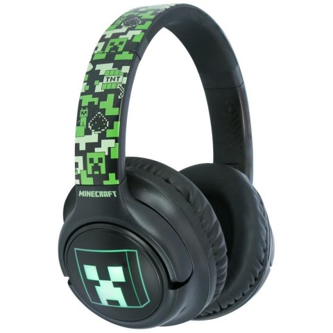 Słuchawki Bezprzewodowe nauszne OTL Minecraft LED light up