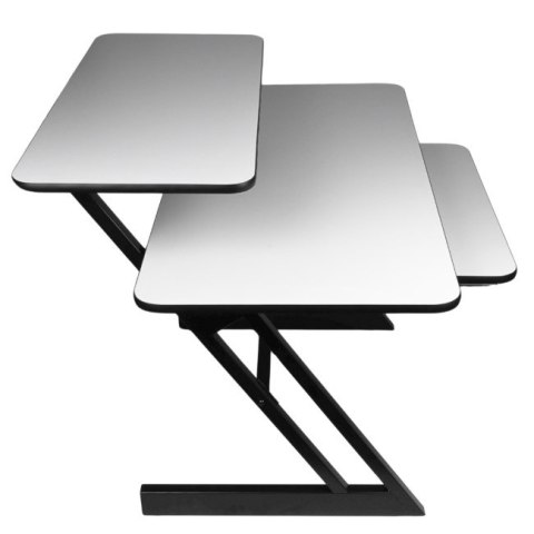 DNA Professional SD3 - biurko studyjne z półką na klawiaturę, 91,4 cm (czarno-szare)