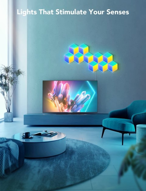 Govee Glide Hexa Pro Inteligentny kinkiet Wi-Fi/Bluetooth 72 W