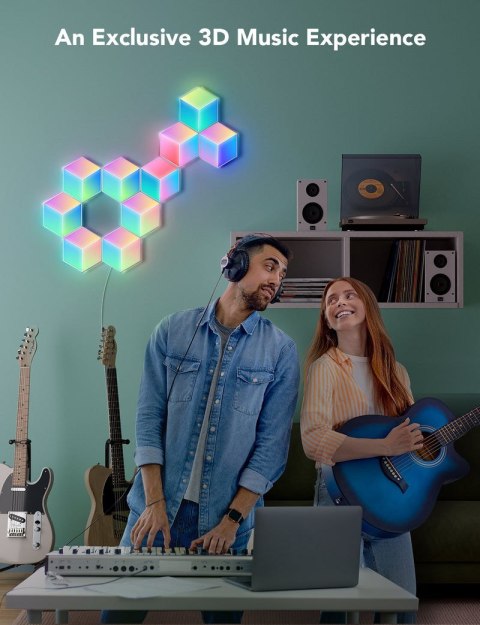 Govee Glide Hexa Pro Inteligentny kinkiet Wi-Fi/Bluetooth 72 W
