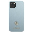 Guess GUHCP13SPS4MB iPhone 13 mini 5,4" niebieski/blue hardcase Saffiano 4G Small Metal Logo