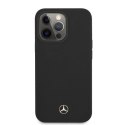 Mercedes MEHMP13XSILBK iPhone 13 Pro Max 6,7" czarny/black hardcase Silicone Magsafe
