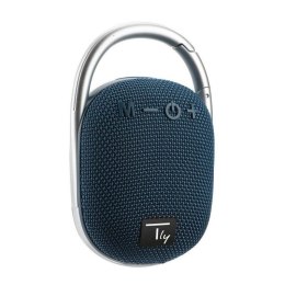INTELLINET Głośnik Bluetooth 5.3, 5W TWS, LED USB MicroSD MP3 niebieski 365719