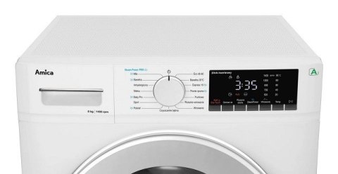 Pralka Amica WA5S814ALISH 8 kg 1400 obr/min Slim | SteamPowerPro | klasa A | silnik inwerterowy