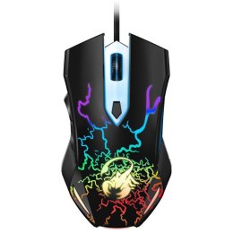 Genius Mysz GX Gaming, 2000DPI, optyczna, 6kl., przewodowa USB, czarna