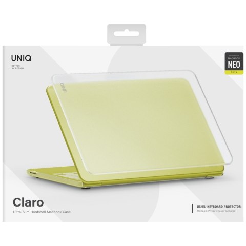 Etui UNIQ Claro do MacBook Neo przezroczysty
