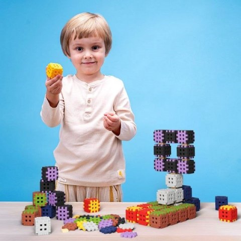 Klocki konstrukcyjne Marioinex Mini Waffle, 206 elementów