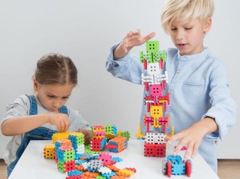 Klocki konstrukcyjne Marioinex Mini Waffle Konstruktor, 200 elementów