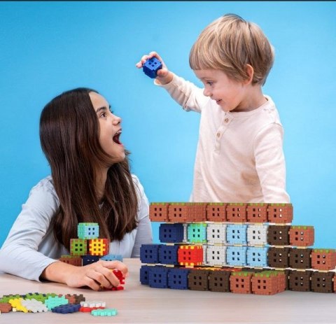 Klocki konstrukcyjne Marioinex Mini Waffle, 406 elementów
