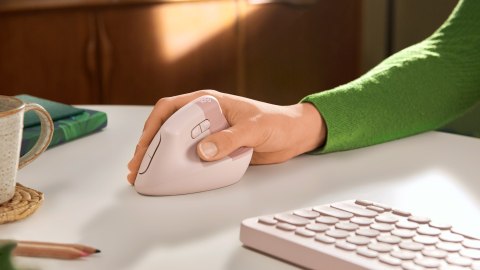 Mysz Logitech Lift Vertical Pink