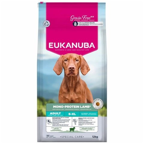 EUK DOG AD MONO PROTEIN LAMB 12KG
