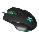 Defender Mysz Wolverine GM-700L RGB, 12800DPI, optyczna, 6kl., przewodowa USB, czarna, do gry, podświetlona