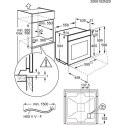 Piekarnik elektryczny Electrolux EOF6P76BZ SurroundCook 700 72 l | piroliza | termosonda | termoobieg | czarny