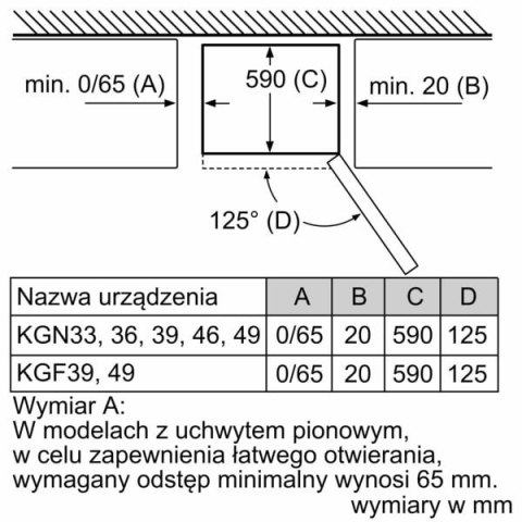 Chłodziarko-zamrażarka BOSCH KGN39VIEB (OUTLET)
